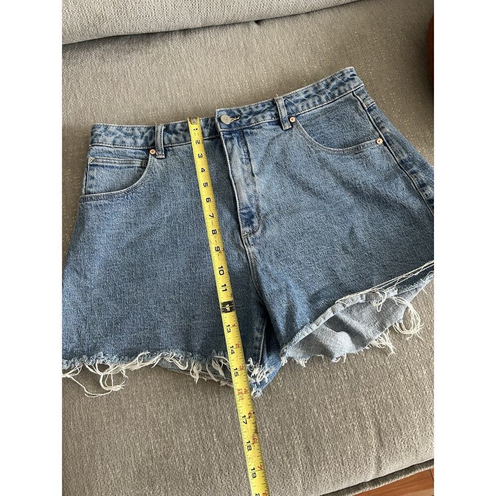 Revolve Abrad Denim Shorts 12 Blue Hi Rise 90’s
 Festival Y2K - Picture 9 of 13